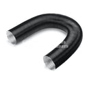 100cm VEVOR sildītāja siltā gaisa izplūdes caurule, melna