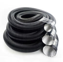 100cm VEVOR sildītāja siltā gaisa izplūdes caurule, melna