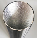 100cm VEVOR sildītāja siltā gaisa izplūdes caurule, melna