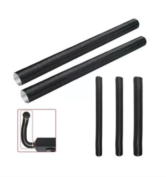 100cm VEVOR heater warm air outlet pipe, black