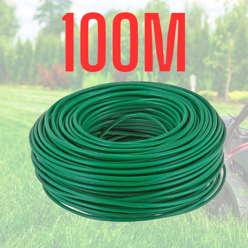 100m additional cable for robotic lawnmowers 1x0.5mm green color 300/500V LGY