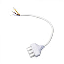 Power cable, white, 0.3m, 3x075mm²