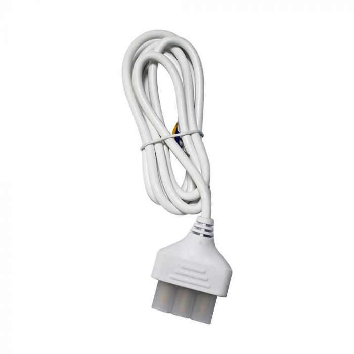 Strömkabel, vit, 1,5m, 3x075mm²