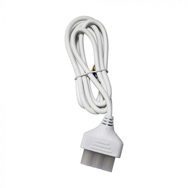 Power cable, white, 1.5m, 3x075mm²
