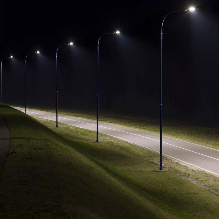 100W(8700Lm) LED street lamp, V-TAC, IP65, cold white light 6500K