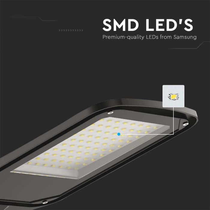 100W(8700Lm) LED street lamp, V-TAC, IP65, cold white light 6500K