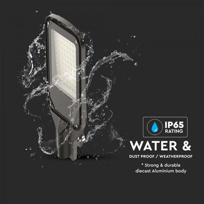 100W(8700Lm) LED street lamp, V-TAC, IP65, cold white light 6500K