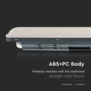 48W(5760Lm) 120Lm/W 150 cm LED X-seeria lineaarne valgusti, V-TAC, IP65, jaheda valge 6500K