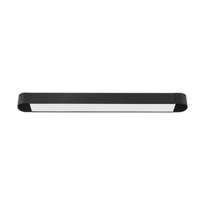 18W (2000Lm) LED magnetiline raidvalgusti, V-TAC, DC:48V, IP20, must, neutraalne valge valgus 4000K