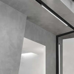 22W (2500Lm) magnetiline raidvalgusti integreeritud LED-iga, V-TC, DC:48V, IP20, must, soe valge valgus 3000K