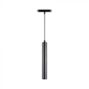 14W(1600Lm)  magnētiskais sliežu gaismeklis ar iebūvētu LED, V-TC, DC:48V, IP20, melns, silti balta gaisma 3000K