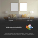 14W(1600Lm)  magnētiskais sliežu gaismeklis ar iebūvētu LED, V-TC, DC:48V, IP20, melns, silti balta gaisma 3000K