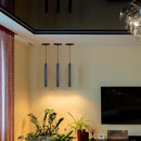 14W(1600Lm)  magnētiskais sliežu gaismeklis ar iebūvētu LED, V-TC, IP20, melns, auksti balta gaisma 6400K