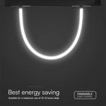 11W(1270Lm) DC:48V LED Magnetic SMART трековый светильник, V-TAC, IP20, черный, 3IN1