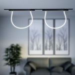 23W(2810Lm) DC:48V LED Magnetic SMART трековый светильник, V-TAC, IP20, черный, 3IN1