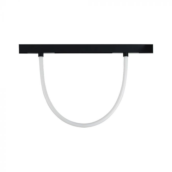 11W(1270Lm) DC:48V LED Magnetisk strömskenesarmatur, V-TAC, IP20, svart, varmvitt ljus 3000K