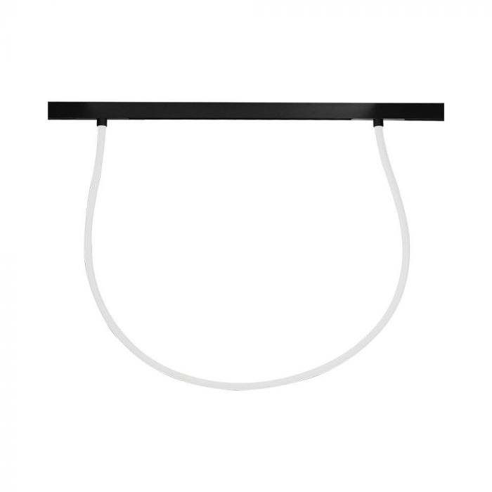 23W(2850Lm) DC:48V LED Magnetic track luminaire, V-TAC, IP20, black, neutral white light 4500K