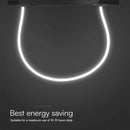 23W(2760Lm) DC:48V LED Magnetic track luminaire, V-TAC, IP20, black, warm white light 3000K