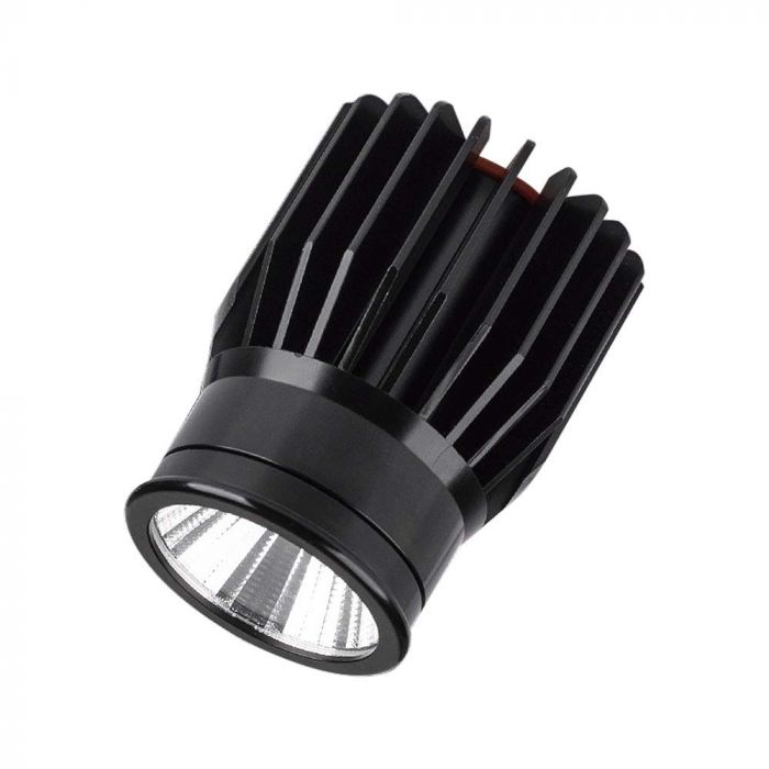 18W(1900Lm) LED module for GU10 frame, 34°, V-TAC, IP20, black, warm white light 3000K