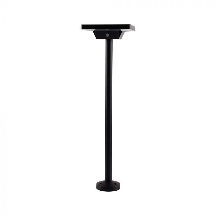 3W(220Lm) LED-solarmatur, markmontering, IP65, V-TAC, 3,7V, 2600mAh Li-ion-batteri, 3IN1, svart