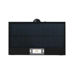 3W(350Lm) 21 LED solar front luminaire with sensor, 3.7V, Lithium 1200mAh Battery, IP65, black, 4000K+3000K