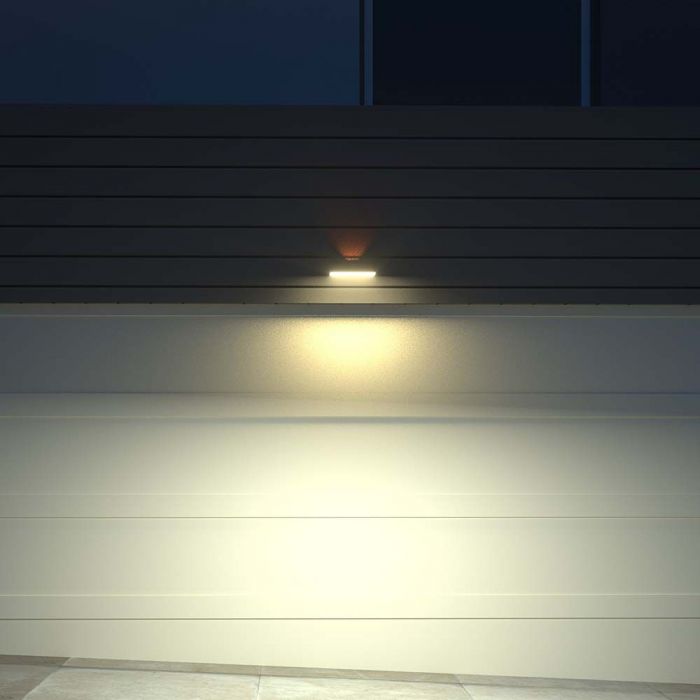 3W (350Lm) LED päikesepaneeliga esivalgusti PIR-anduriga, V-TAC, IP65, DC: 3.2V LifePO4 6000mAh aku, valge, 3000+4000K