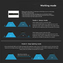 6W(900Lm) LED solārais sienas gaismeklis ar PIR sensoru, IP65,  3.7V, Lithium 3000mAh Battery,  230x97x42.7mm, melns, neitrāli balta gaisma 4000K