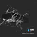 6W(900Lm) LED solārais sienas gaismeklis ar PIR sensoru, IP65,  3.7V, Lithium 3000mAh Battery,  230x97x42.7mm, melns, neitrāli balta gaisma 4000K