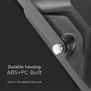 30W(4800Lm) LED prožektors ar saules bateriju, IP65, V-TAC,   6.4V, 6000mAh LiFePO4 Battery, 12.5W solārais panelis, ar PIR kustību sensoru un tālvadības pulti, melns, auksti balta gaisma 6400K