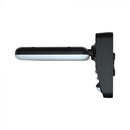 15W(2000Lm) LED solārais fasādes gaismeklis ar PIR sensoru, V-TAC, IP65,  DC:3.2V LifePO4 6000mAh Battery, melns, 6000K+4000K