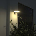 15W (2000Lm) LED päikesepaneeliga esivalgusti PIR-anduriga, V-TAC, IP65, DC:3.2V LifePO4 6000mAh aku, must, 6000K+4000K