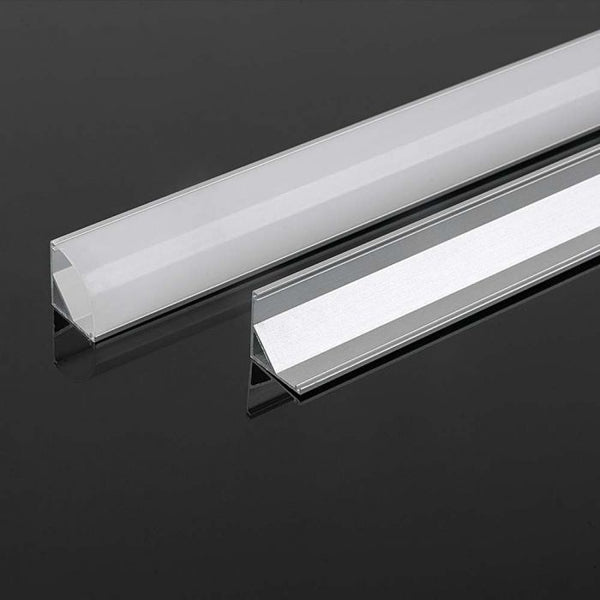 Profile for LED strips, 2000x15.8x15.8mm, aluminum