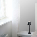 4W(150Lm) LED bordslampa, IP20, V-TAC, DC:5V, 1800mAh litiumbatteri, svart, 3IN1.