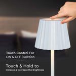4W(150Lm) LED-bordslampa, IP20, V-TAC, vit, DC:5V, 1800mAh litiumbatteri, 3IN1