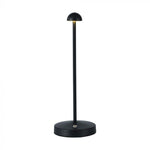 1,6W(130Lm) LED skrivbordslampa, V-TAC, IP20, DC:5V, 1800mAh litiumbatteri, svart, 3IN1