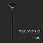 1,6W(130Lm) LED skrivbordslampa, V-TAC, IP20, DC:5V, 1800mAh litiumbatteri, svart, 3IN1