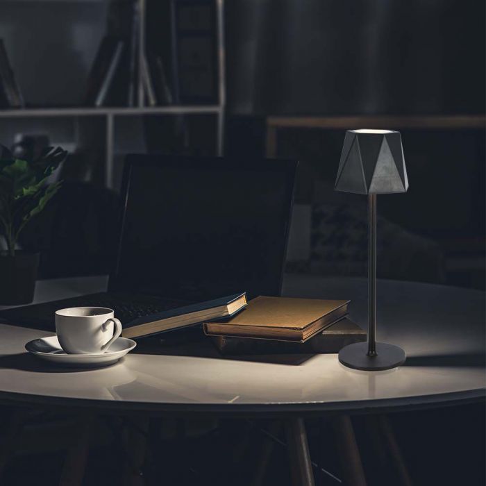 4W(150Lm) 5V 1A LED table lamp, IP20, V-TAC, black, 3IN1