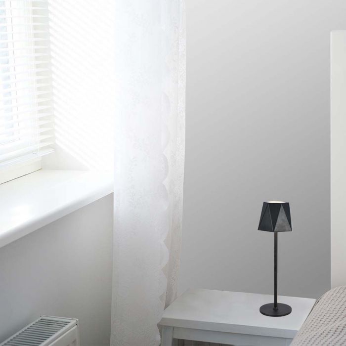 4W(150Lm) 5V 1A LED table lamp, IP20, V-TAC, black, 3IN1