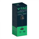 4W(150Lm) 5V 1A LED table lamp, IP20, V-TAC, black, 3IN1