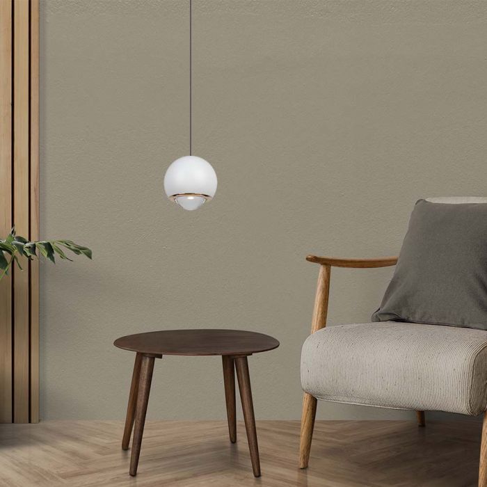 6W(500Lm) LED Design Luminaire, V-TAC, IP20, white, warm white light 3000K