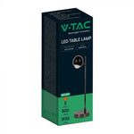 5W(500Lm) LED-bordslampa, IP20, V-TAC, svart, varmvitt ljus 3000K