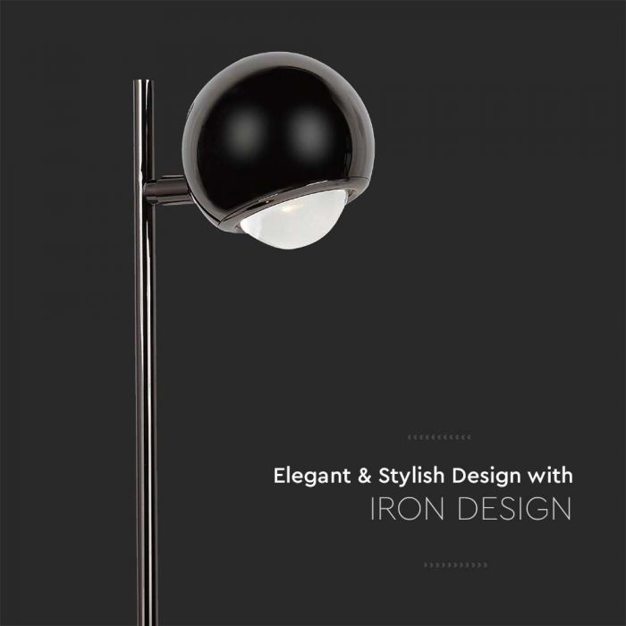 5W(500Lm) LED table lamp, IP20, V-TAC, black, warm white light 3000K