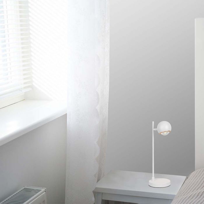 5W(500Lm) LED-bordslampa, IP20, V-TAC, vit, varmvitt ljus 3000K