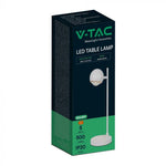 5W(500Lm) LED-bordslampa, IP20, V-TAC, vit, varmvitt ljus 3000K