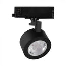 30W(3000Lm) LED track light (sliežu prožektors), IP20, V-TAC, melns,  141x150x105mm, 3IN1
