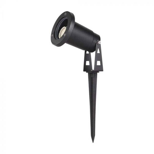 V-TAC MINI LED garden lamp, compatible with GU10 bulb, ground-mounted, aluminum housing, black, IP65