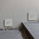 3W(180Lm) LED Stair light, V-TAC, square, white, IP65, warm white light 3000K