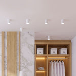 Рамка для лампы GU10, белая, V-TAC, 100xØ65 мм, макс. 35 Вт, IP20