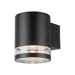 1W(70Lm) LED solar wall light with built-in LED and microwave sensor, V-TAC, IP54, black, warm white light 3000K