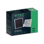 50W(4200Lm) LED prožektors ar saules bateriju, IP65, V-TAC,   3.2V LifePO4 50000mAh Battery, ar tālvadības pulti, balts, neitrāli balta gaisma 4000K